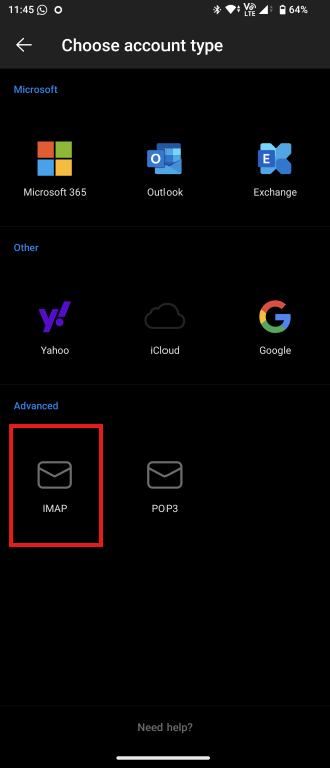 setupemailandroidoutlook 10
